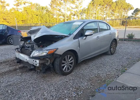 2012 Honda Civic Ex from USA, damaged, VIN 2HGFB2F86CH522596
